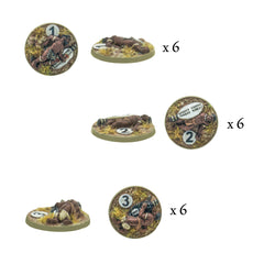 Black Powder Epic Battles: Zulu! - Zulu Impi Casualty Markers