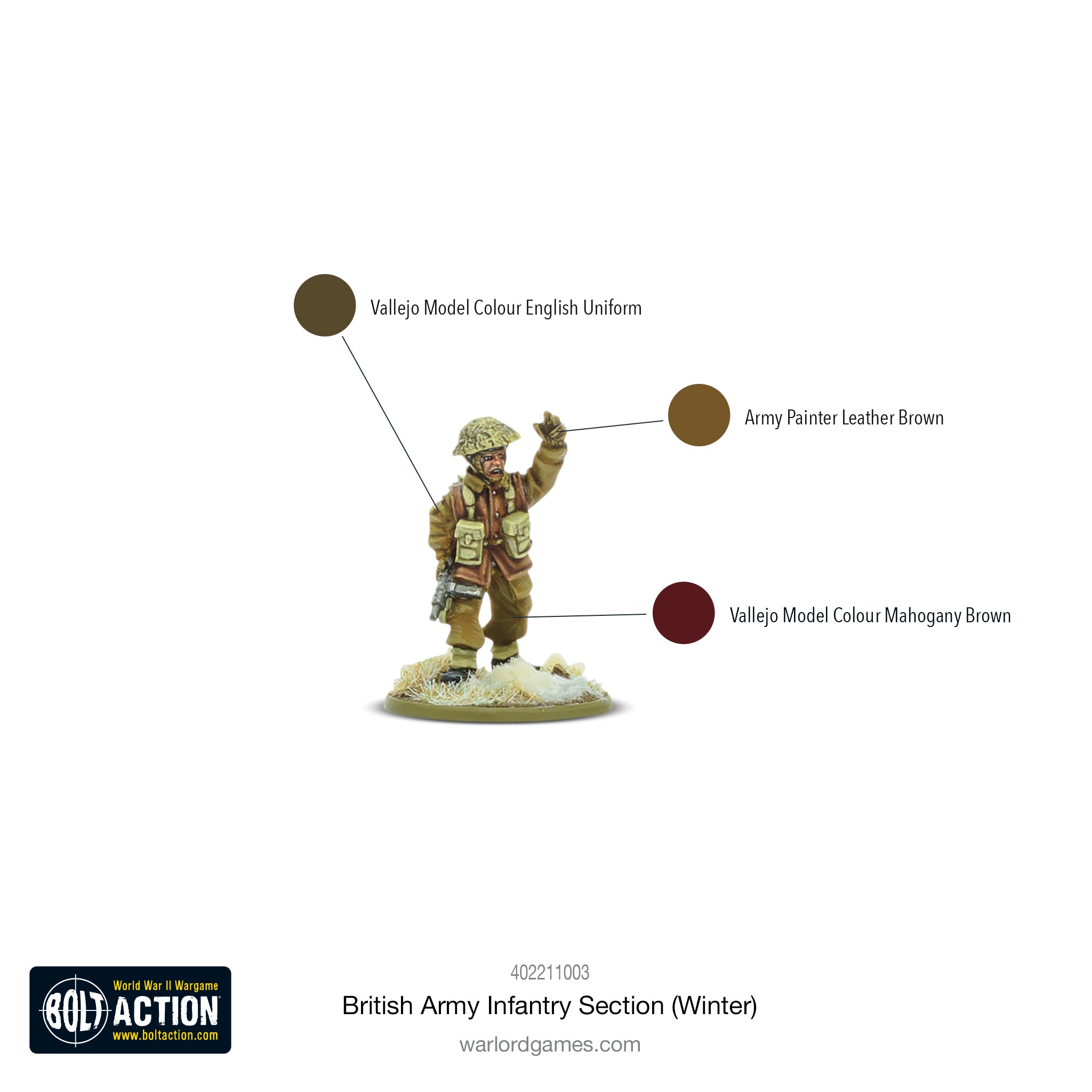 British Infantry section (Winter)