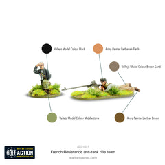 French Resistance anti-tank rifle team