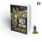 Bolt Action: Third Edition Rulebook (French) with Francis S. Currey special miniature