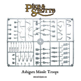 Ashigaru Missile Troops Sprue