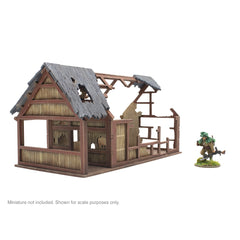 Pacific Theatre Large building ruins