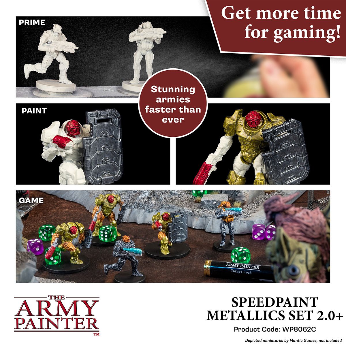 Army Painter Speedpaint 2.0 Metallics Set