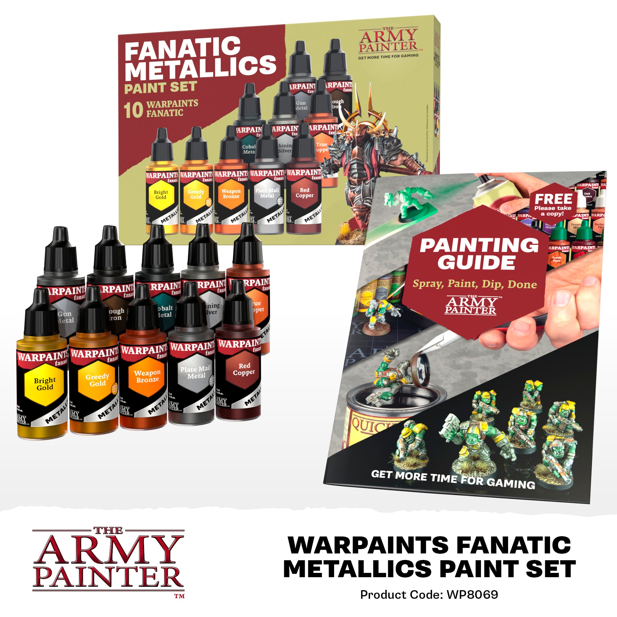 Warpaints Fanatic Metallics Paint Set