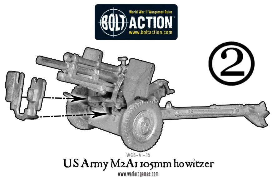 US Army M2A1 105mm howitzer