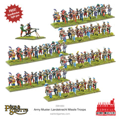 Army Muster - Landsknecht Missile Troops