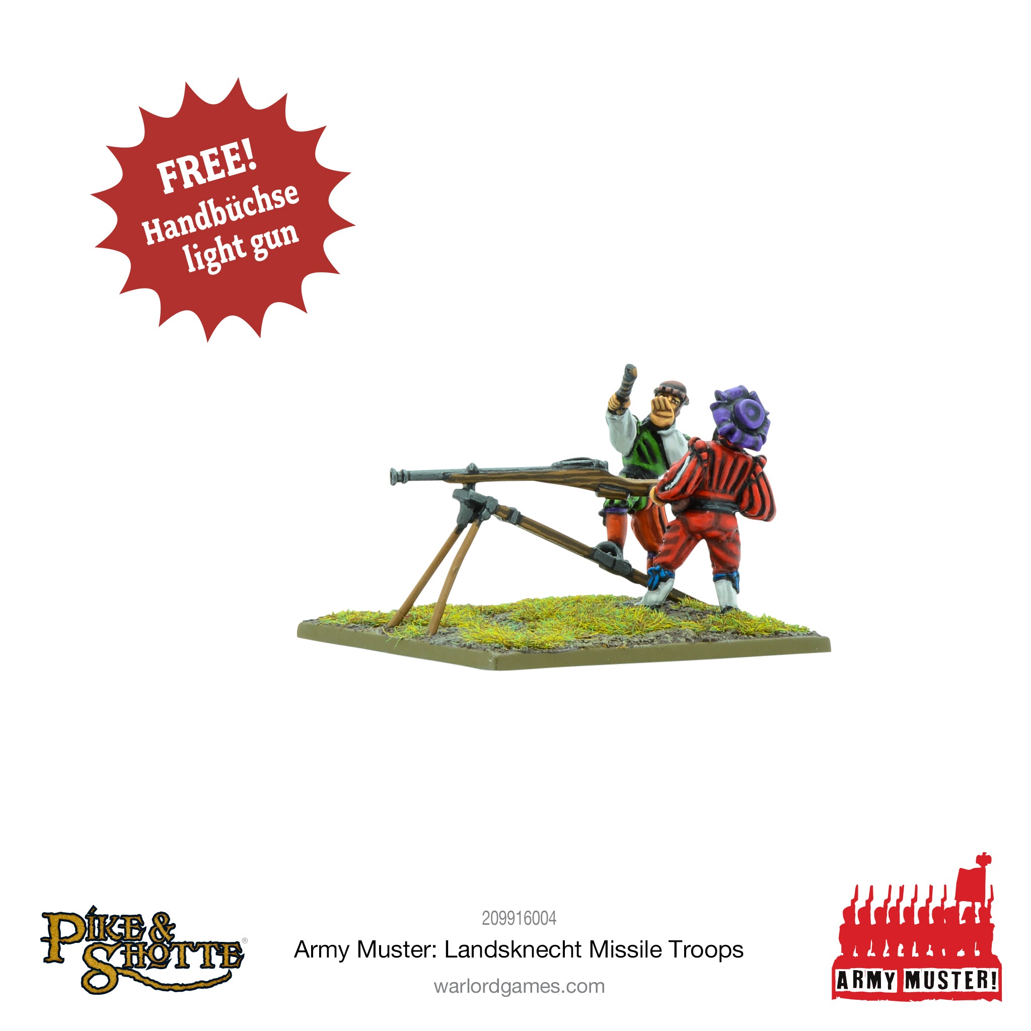 Army Muster - Landsknecht Missile Troops