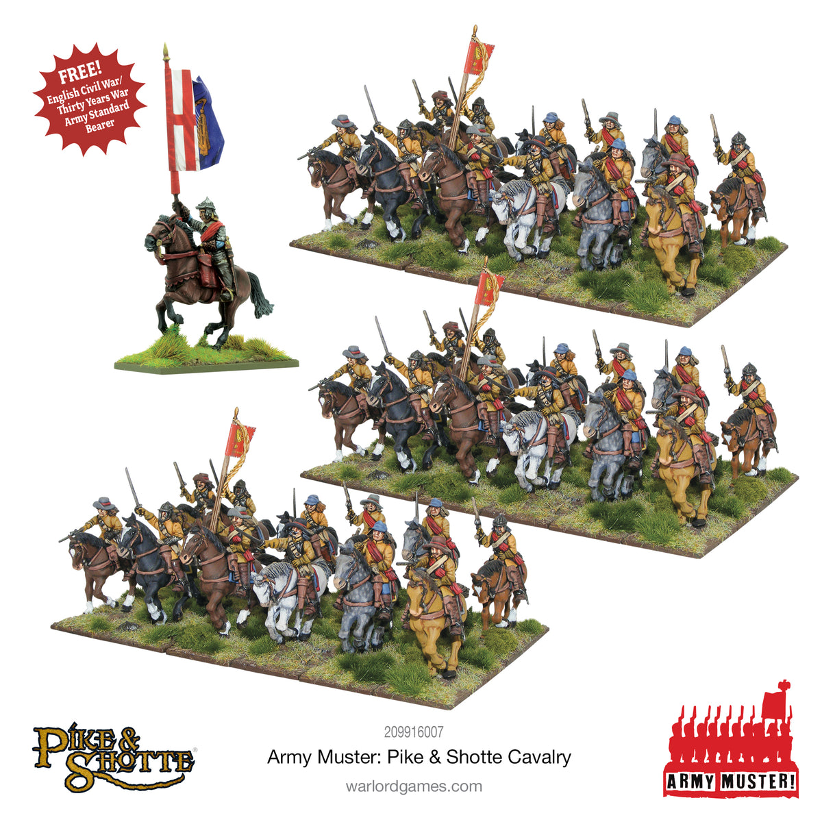 Army Muster: Pike & Shotte Cavalry