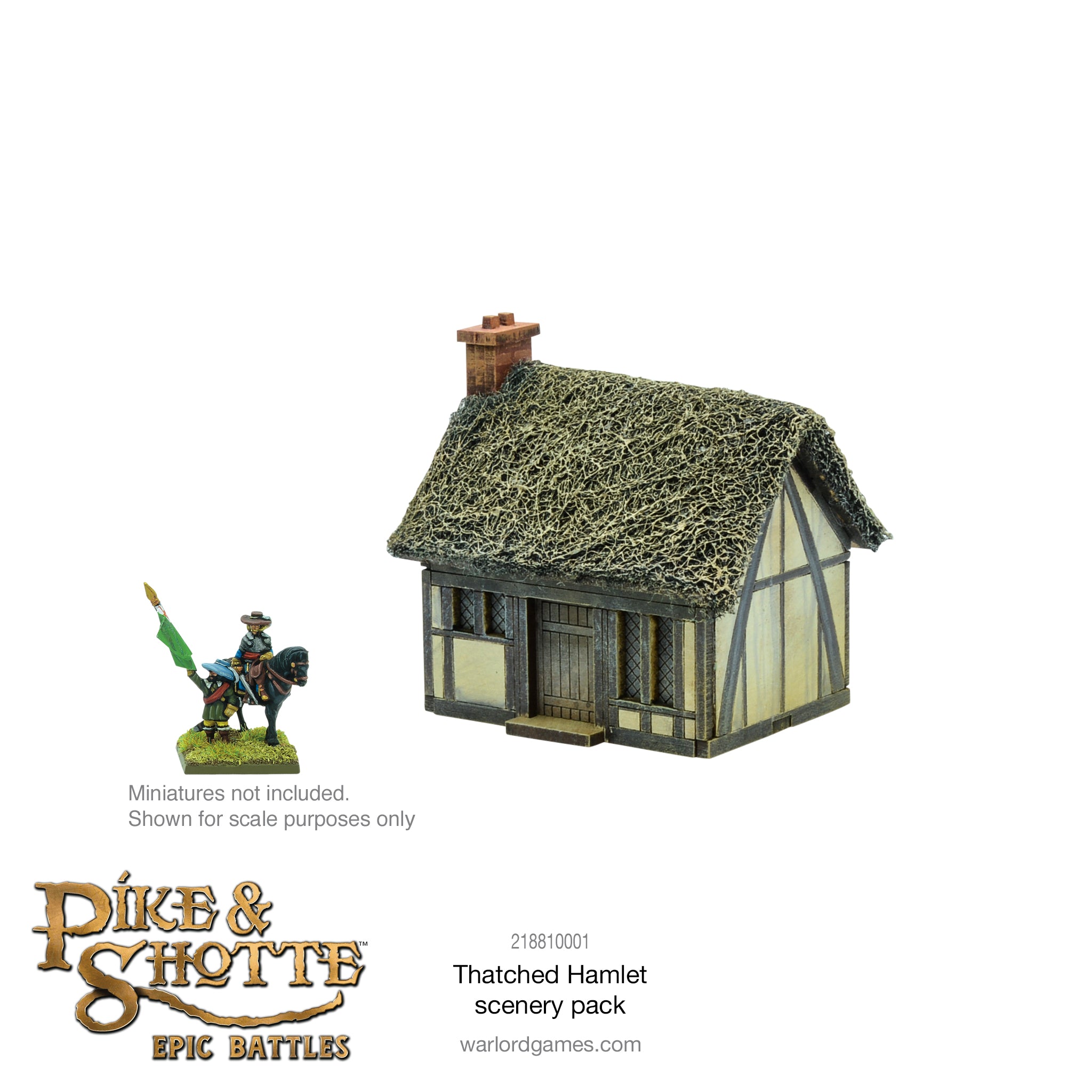 Pike & Shotte Epic Battles - Thatched Hamlet scenery pack