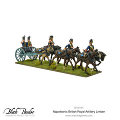 Napoleonic British Royal Artillery limber