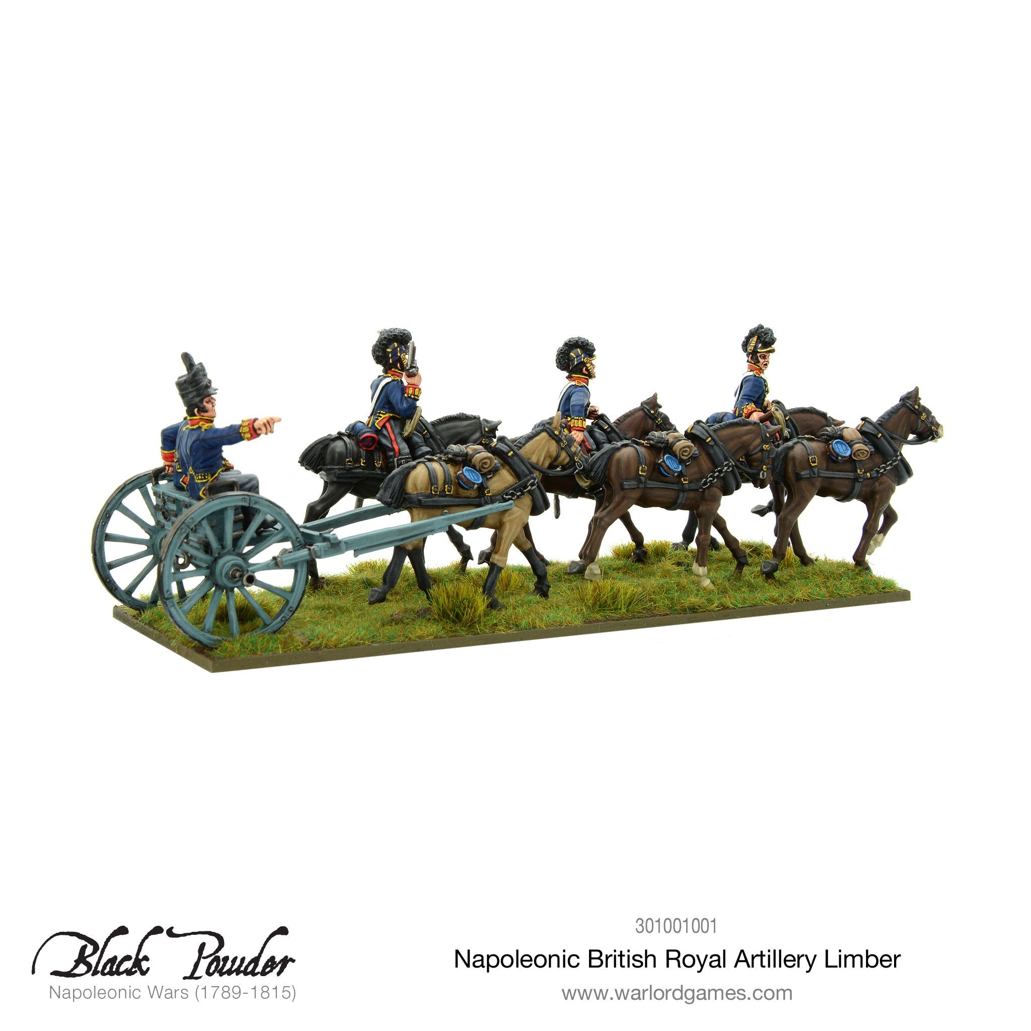 Napoleonic British Royal Artillery limber