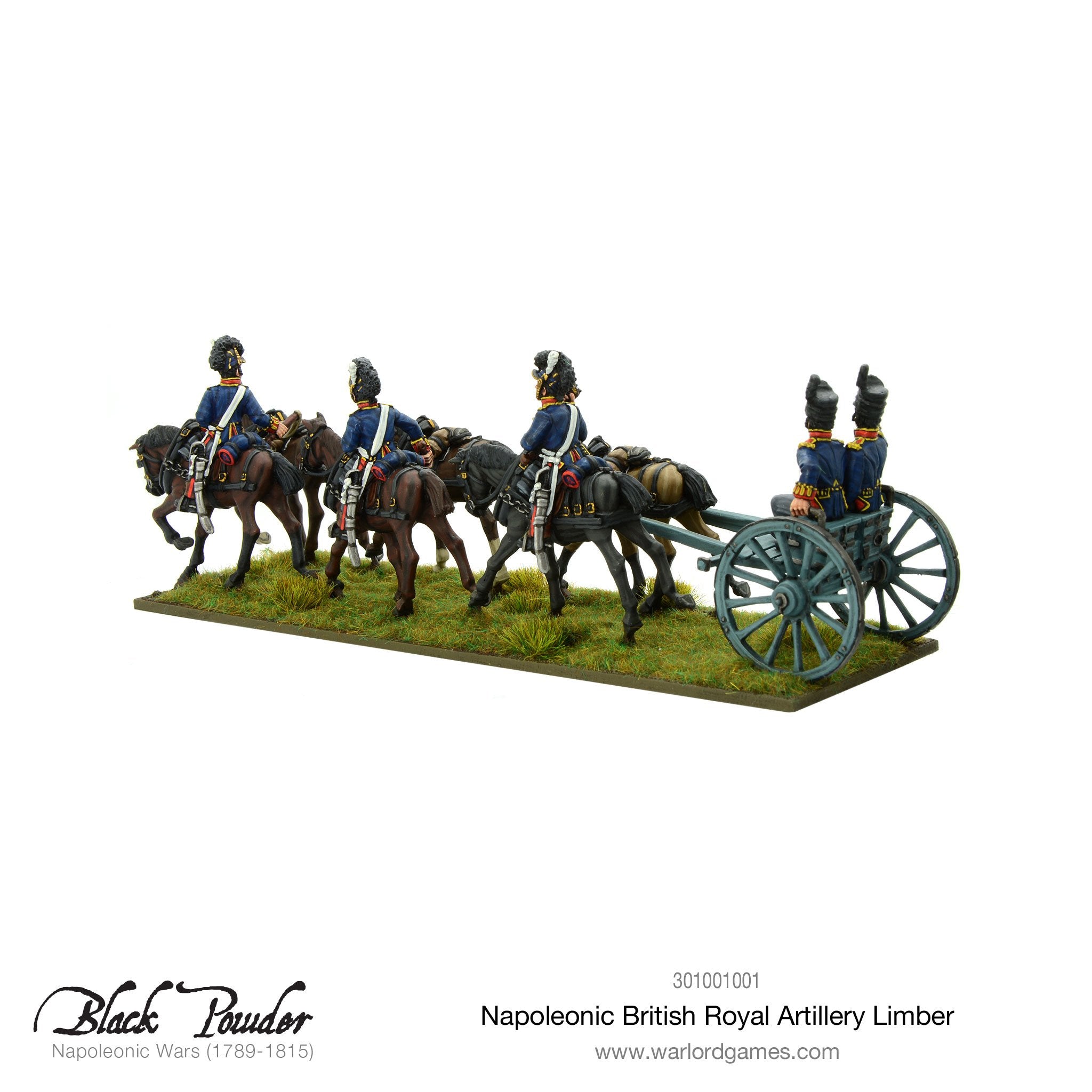 Napoleonic British Royal Artillery limber