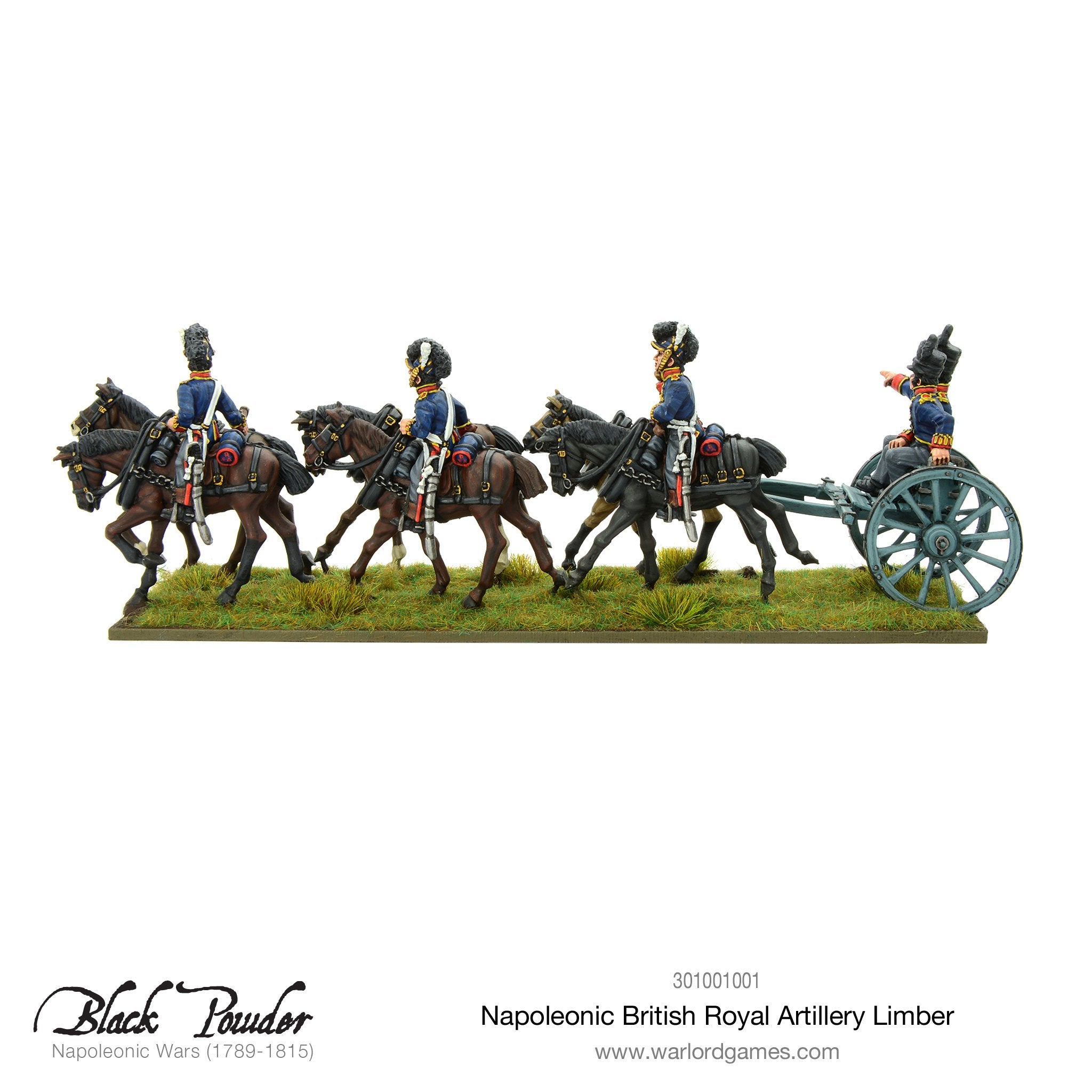 Napoleonic British Royal Artillery limber