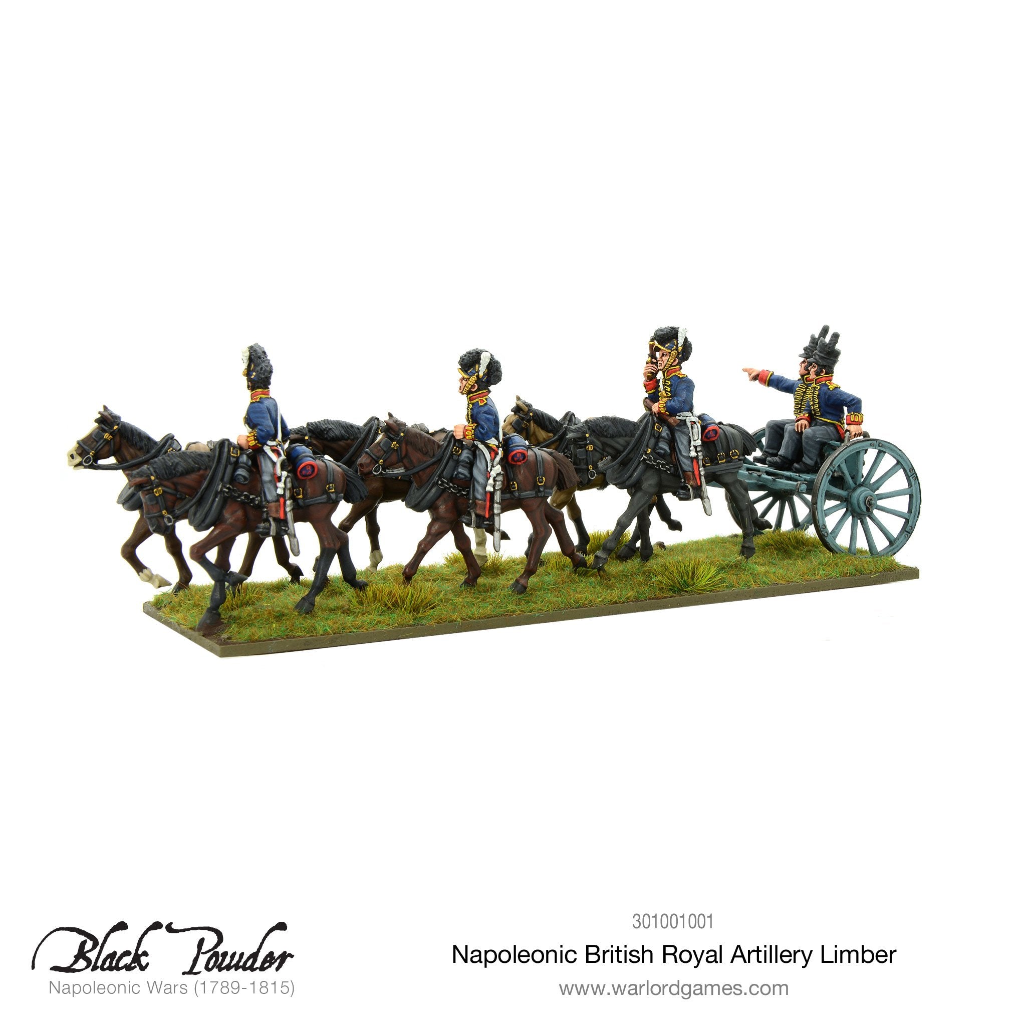 Napoleonic British Royal Artillery limber