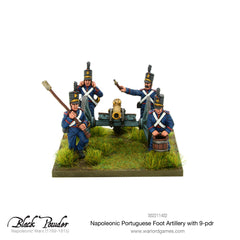 Napoleonic Portuguese Foot Artillery with 9-pdr