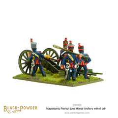 Napoleonic French Line Horse Artillery with 6 pdr