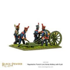Napoleonic French Line Horse Artillery with 6 pdr