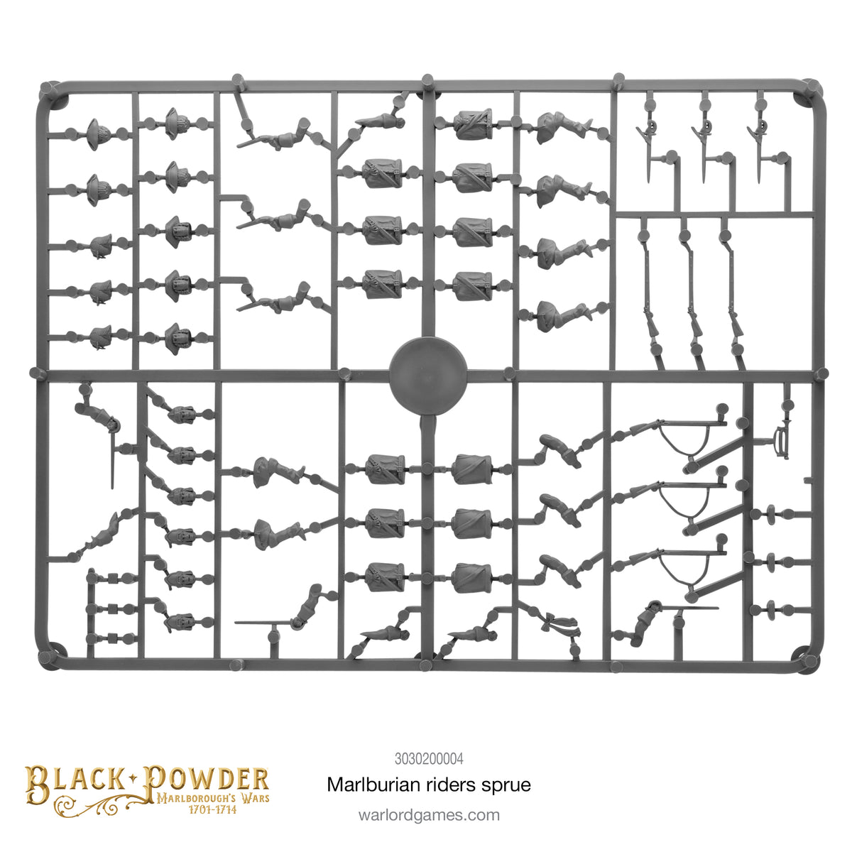 Marlburian Riders Sprue