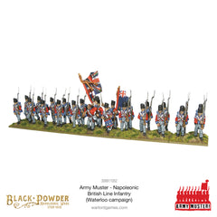 Army Muster: Napoleonic British Line Infantry (Waterloo Campaign)