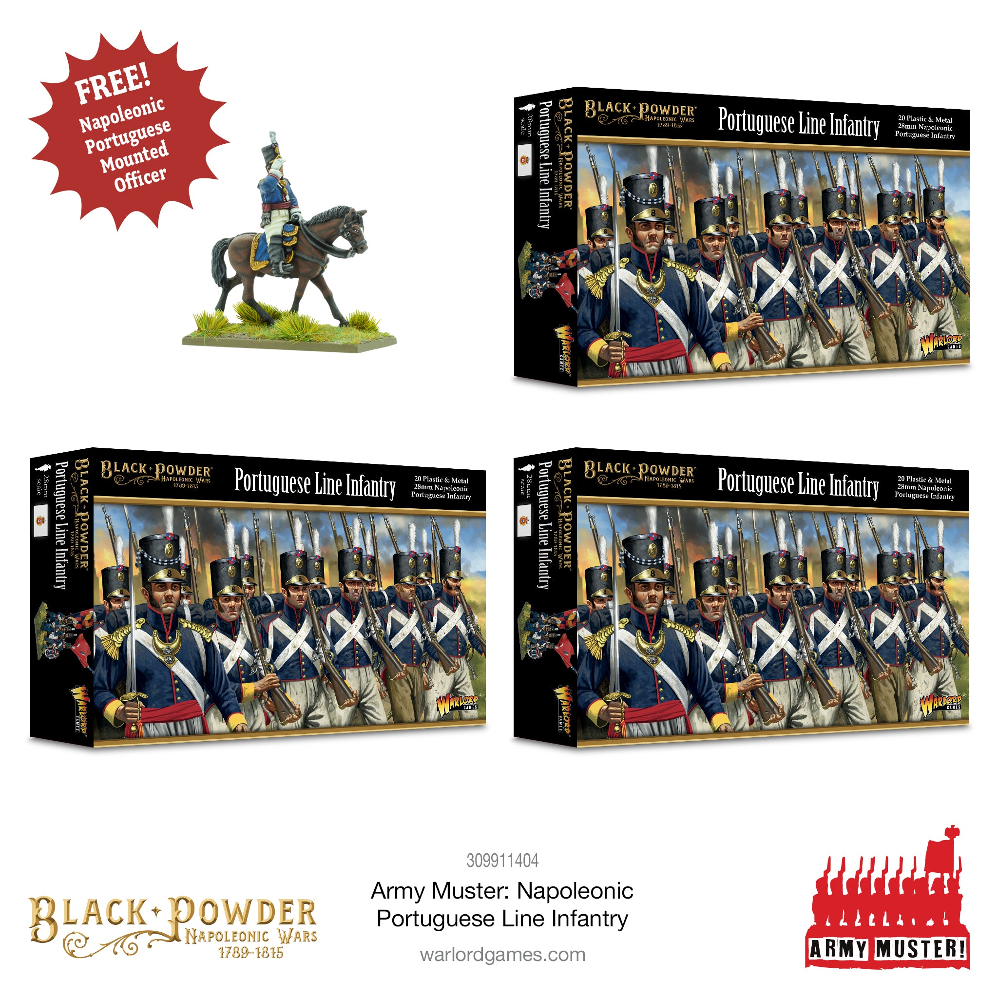 Army Muster: Napoleonic Portuguese Line Infantry