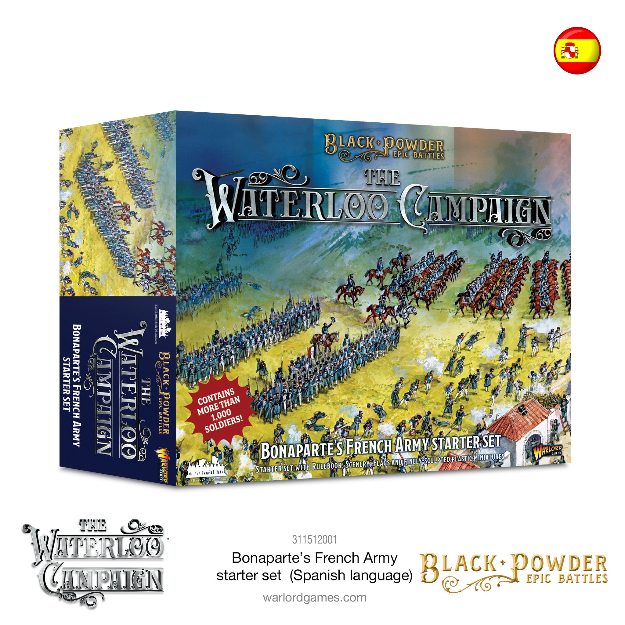 Black Powder Epic Battles Waterloo - Bonaparte's French Army Starter Set (Spanish language)