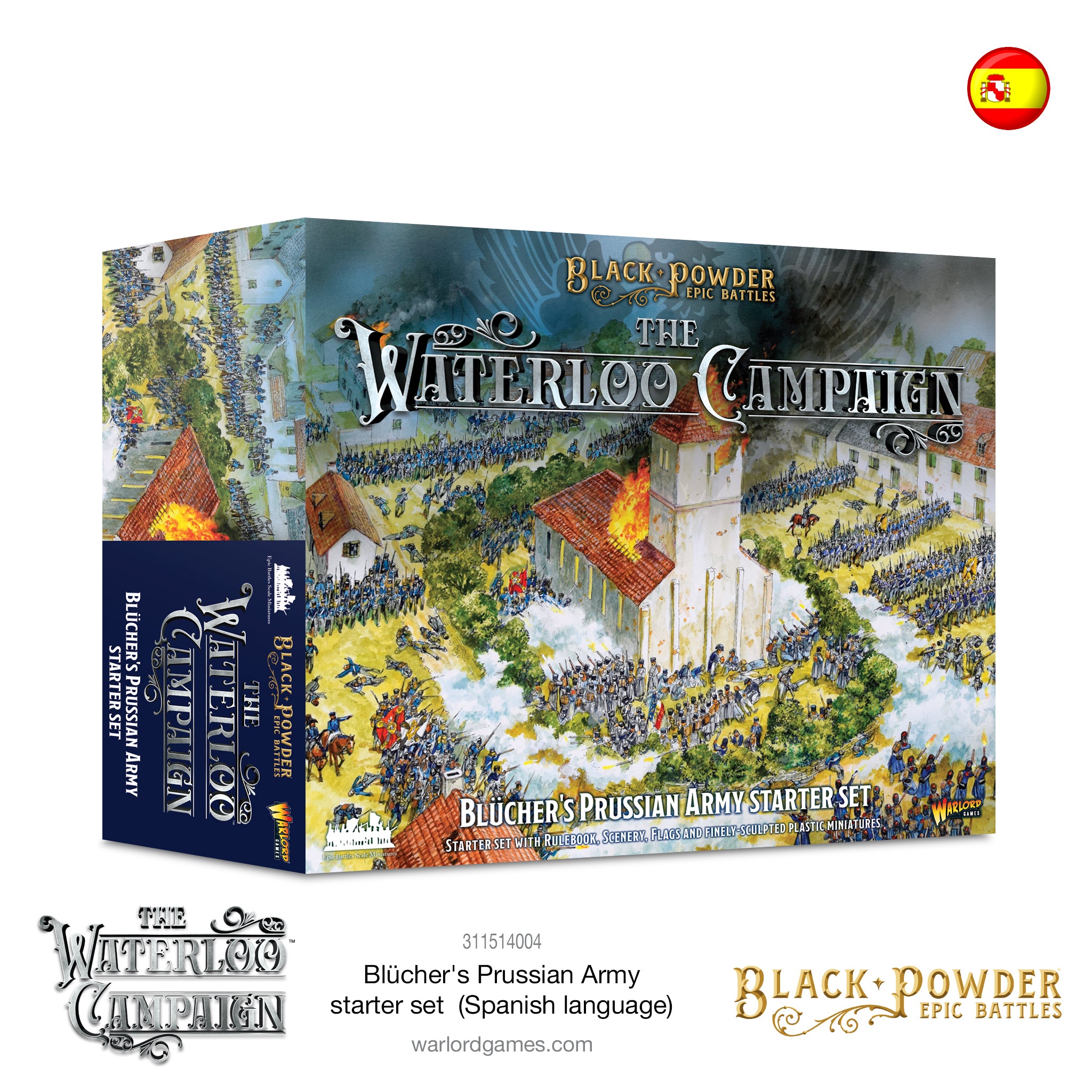 Black Powder Epic Battles Waterloo - Blücher's Prussian Army Starter Set (Spanish language)