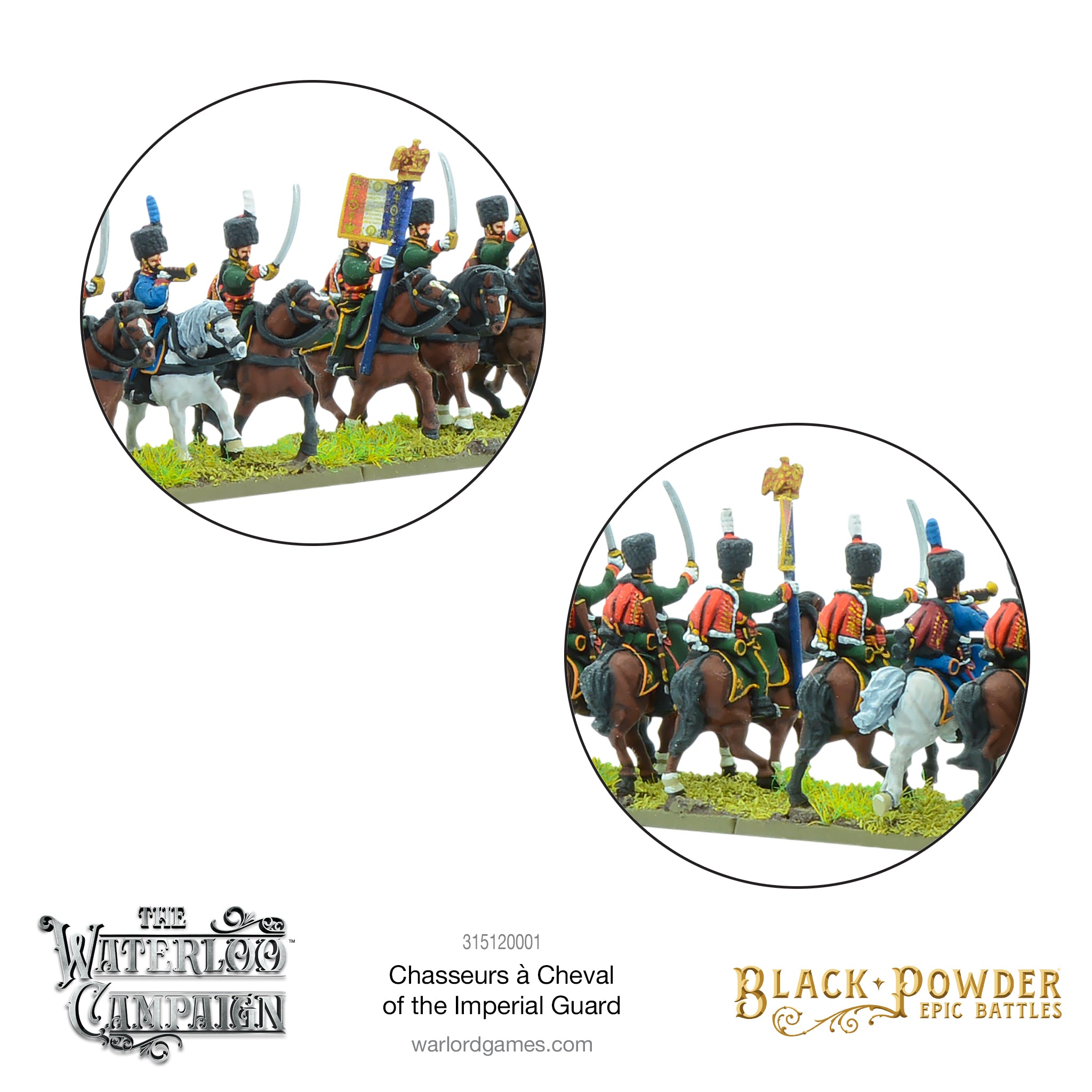 Black Powder Epic Battles: Waterloo - French Chasseurs à Cheval of the Imperial Guard