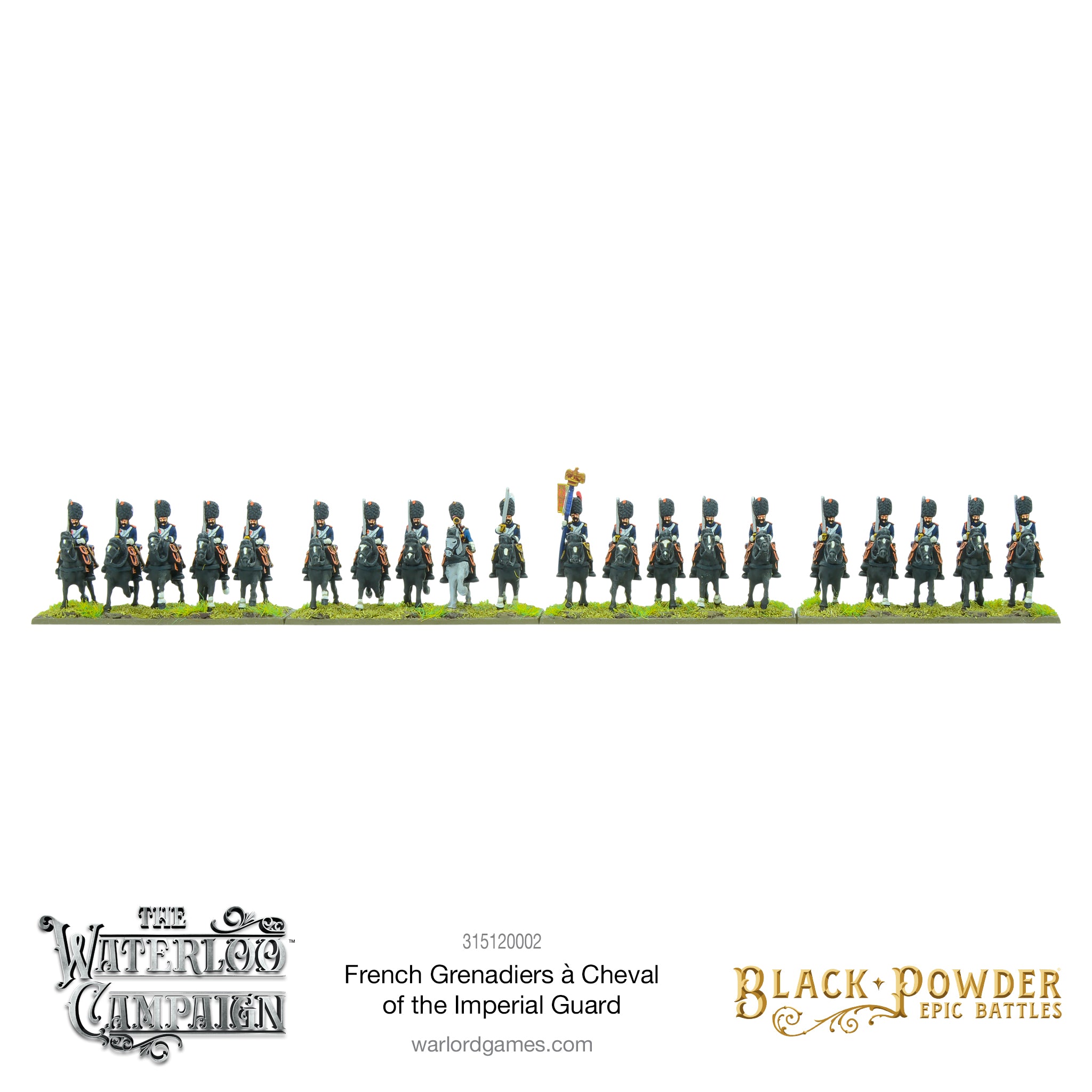 Black Powder Epic Battles: Waterloo - French Grenadiers à cheval of the Imperial Guard