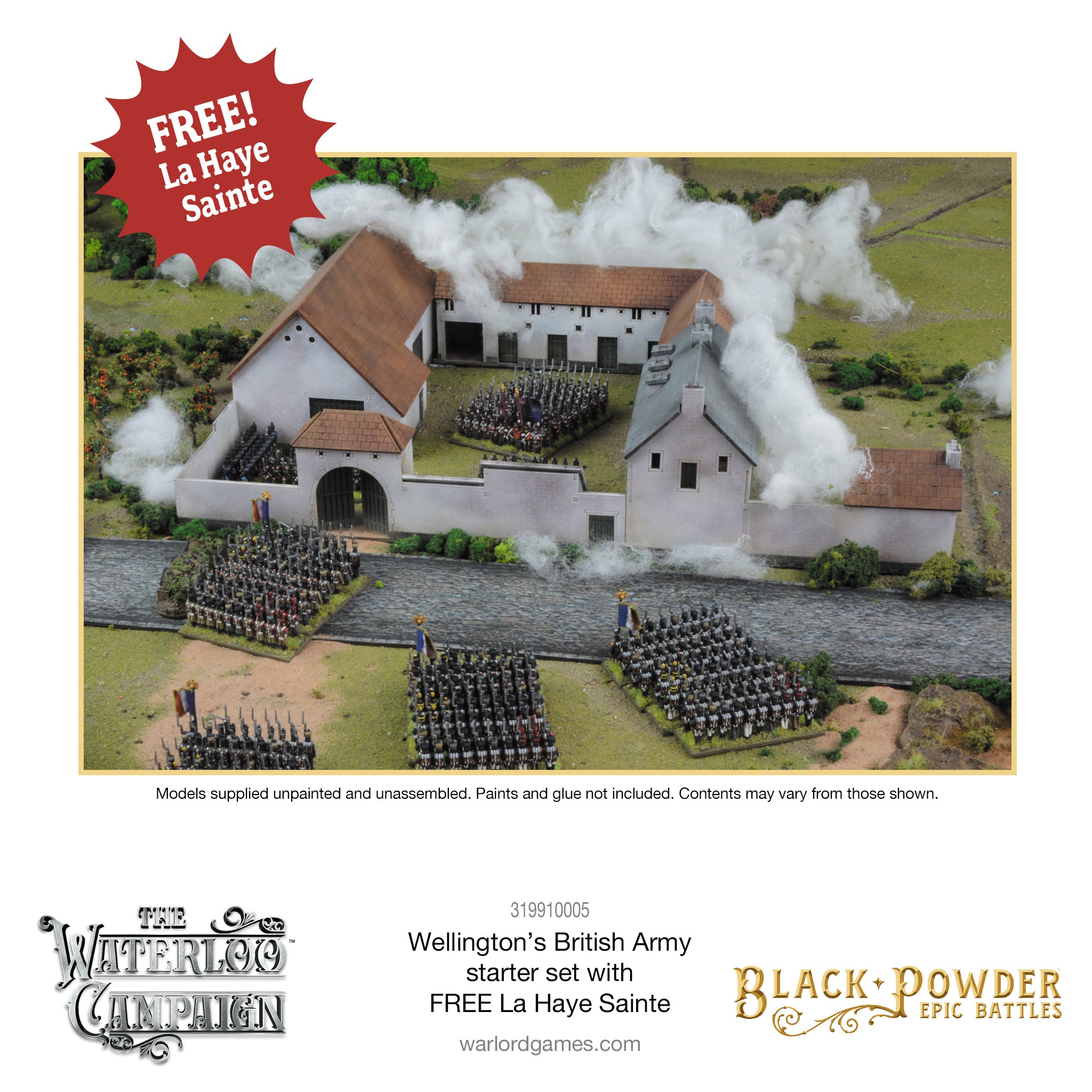 Black Powder Epic Battles: Waterloo British Starter Army Special Offer