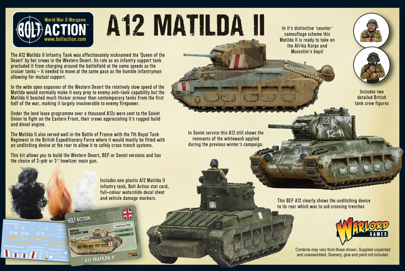 A12 Matilda II infantry tank