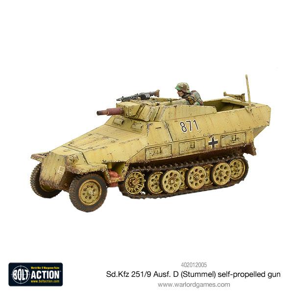 Sd.Kfz 251/9 Ausf D (Stummel) half-track