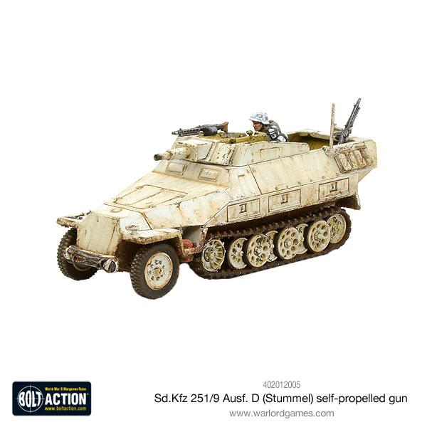 Sd.Kfz 251/9 Ausf D (Stummel) half-track