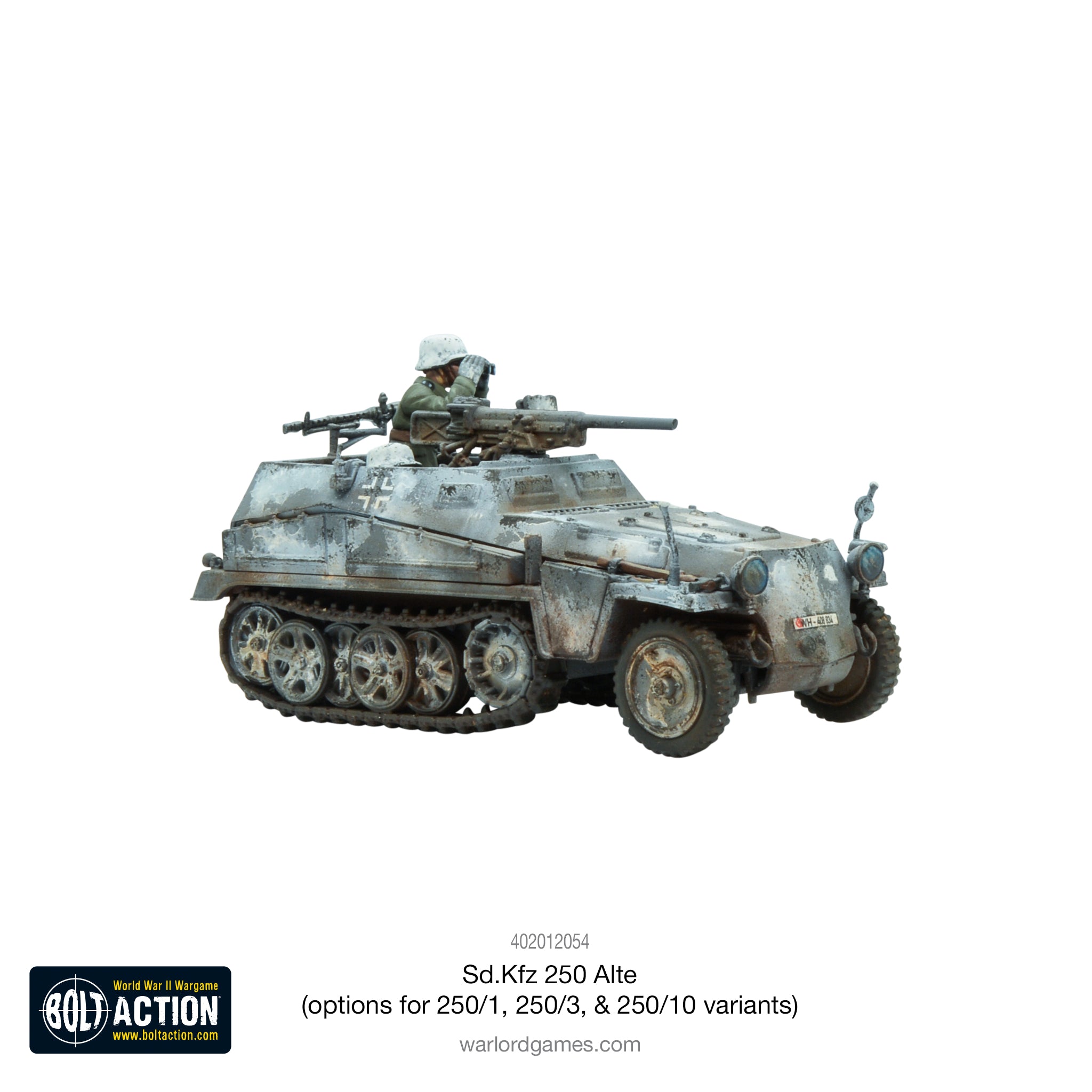 Sd.Kfz 250 (Alte) half-track (options to make 250/1, 250/3 or 250/10 variants)