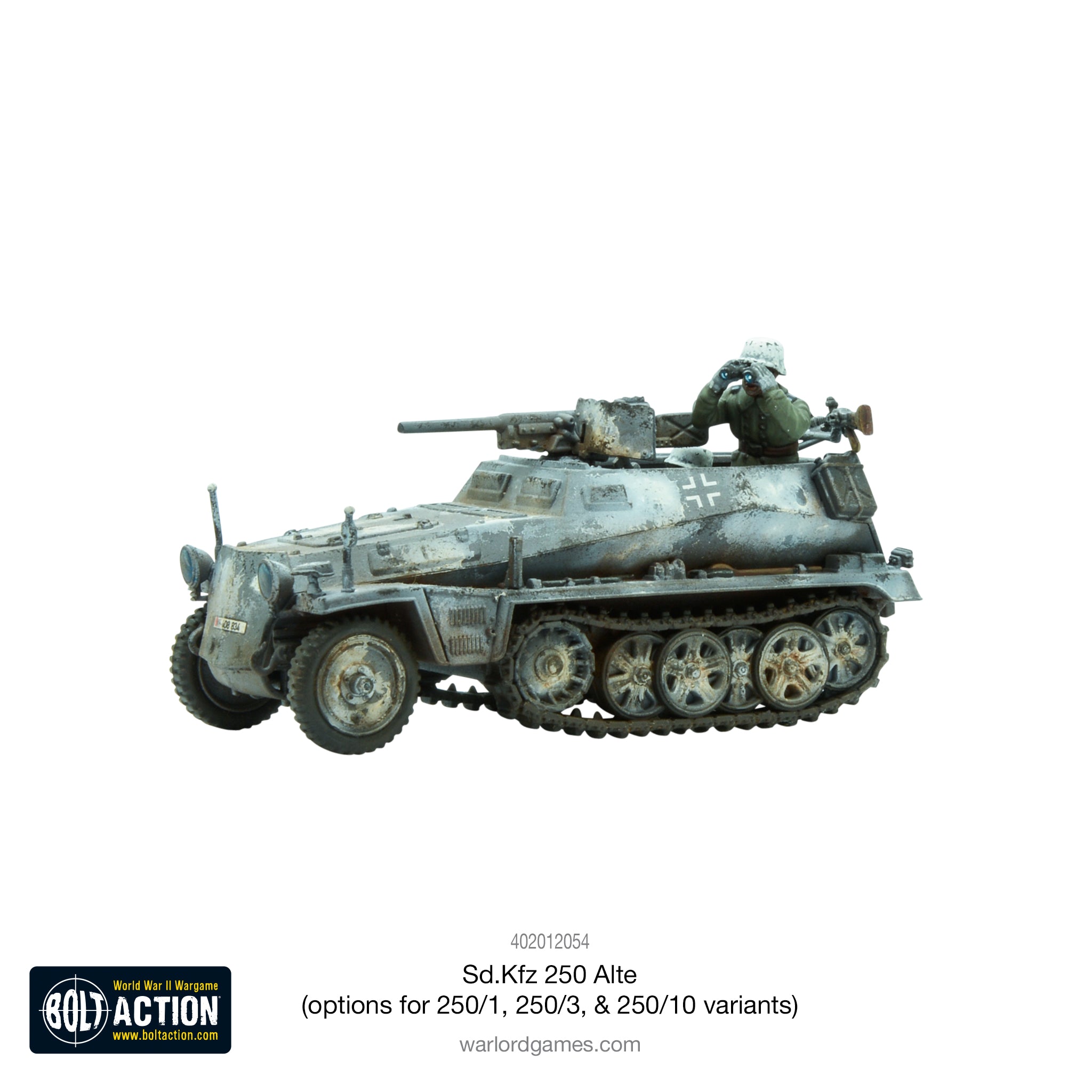 Sd.Kfz 250 (Alte) half-track (options to make 250/1, 250/3 or 250/10 variants)