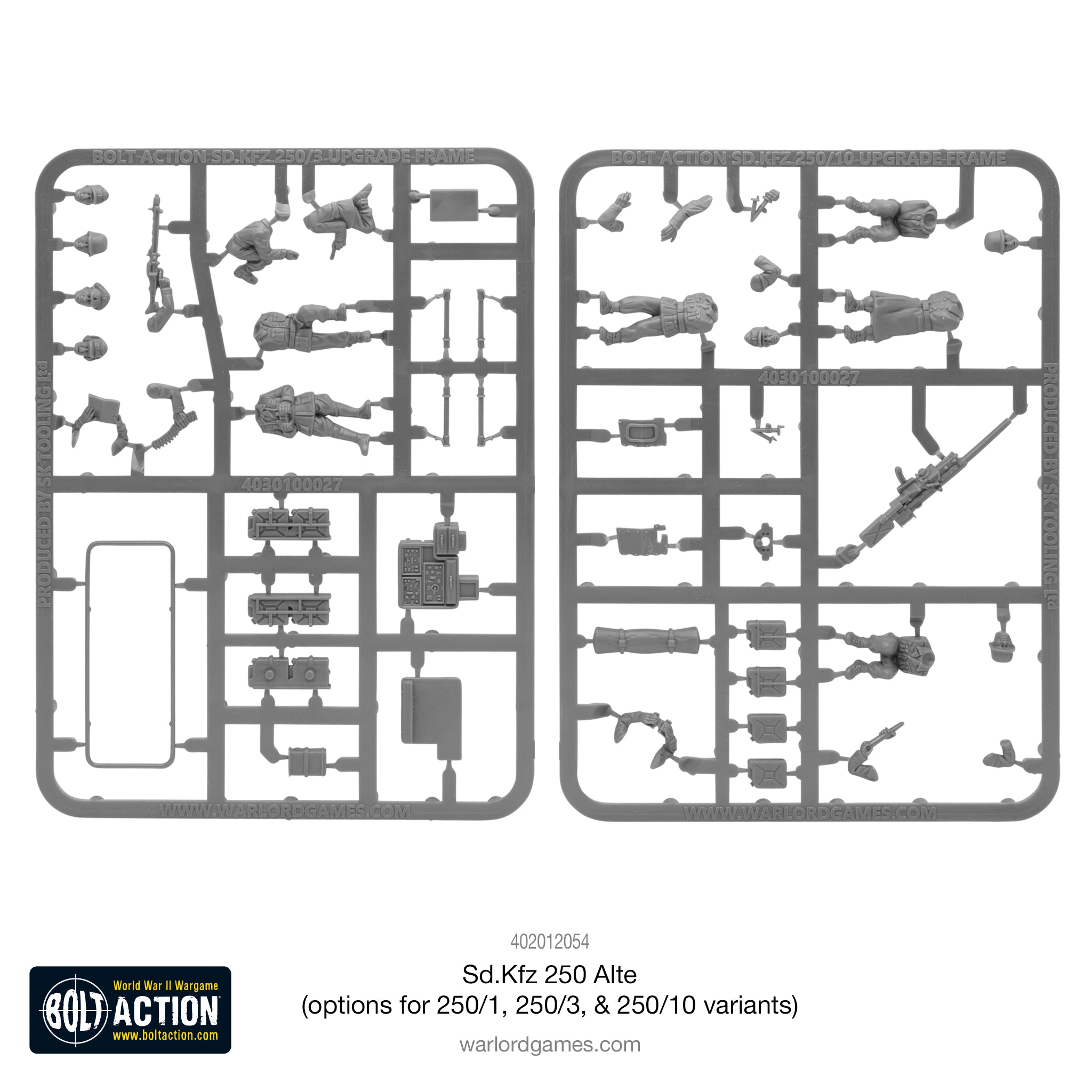 Sd.Kfz 250 (Alte) half-track (options to make 250/1, 250/3 or 250/10 variants)