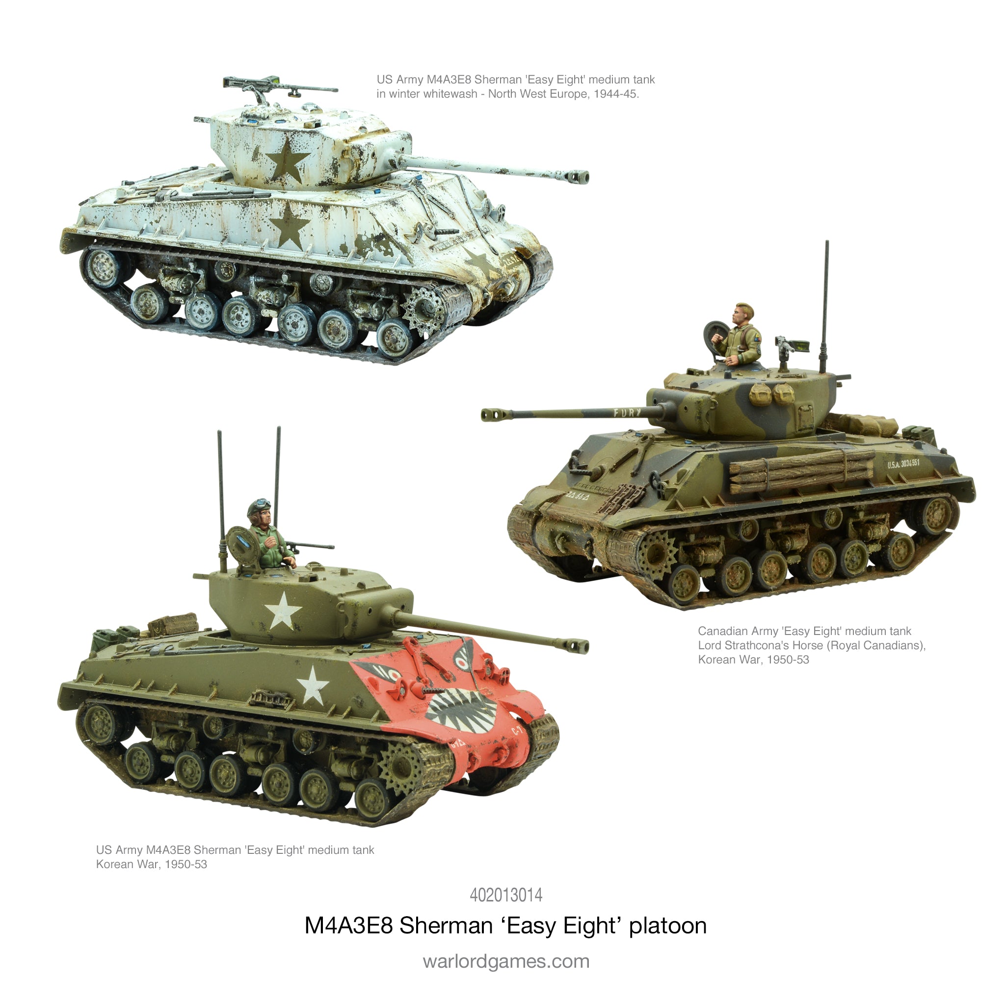 M4A3E8 Sherman Easy Eight platoon