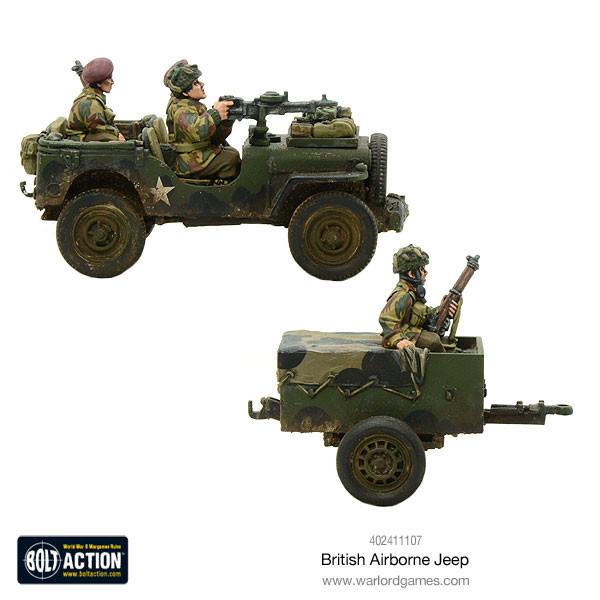 British Airborne Jeep & Trailer