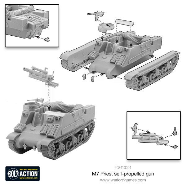 M7 Priest self-propelled gun