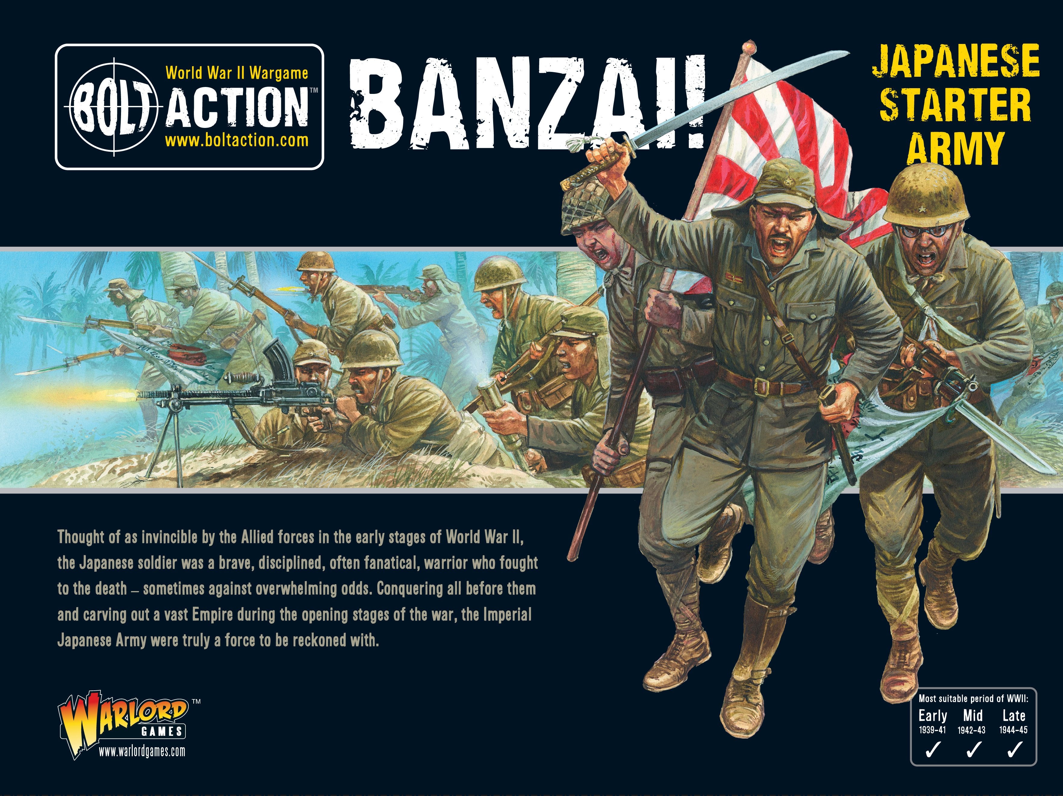Banzai! Imperial Japanese Starter Army – Warlord Games Ltd
