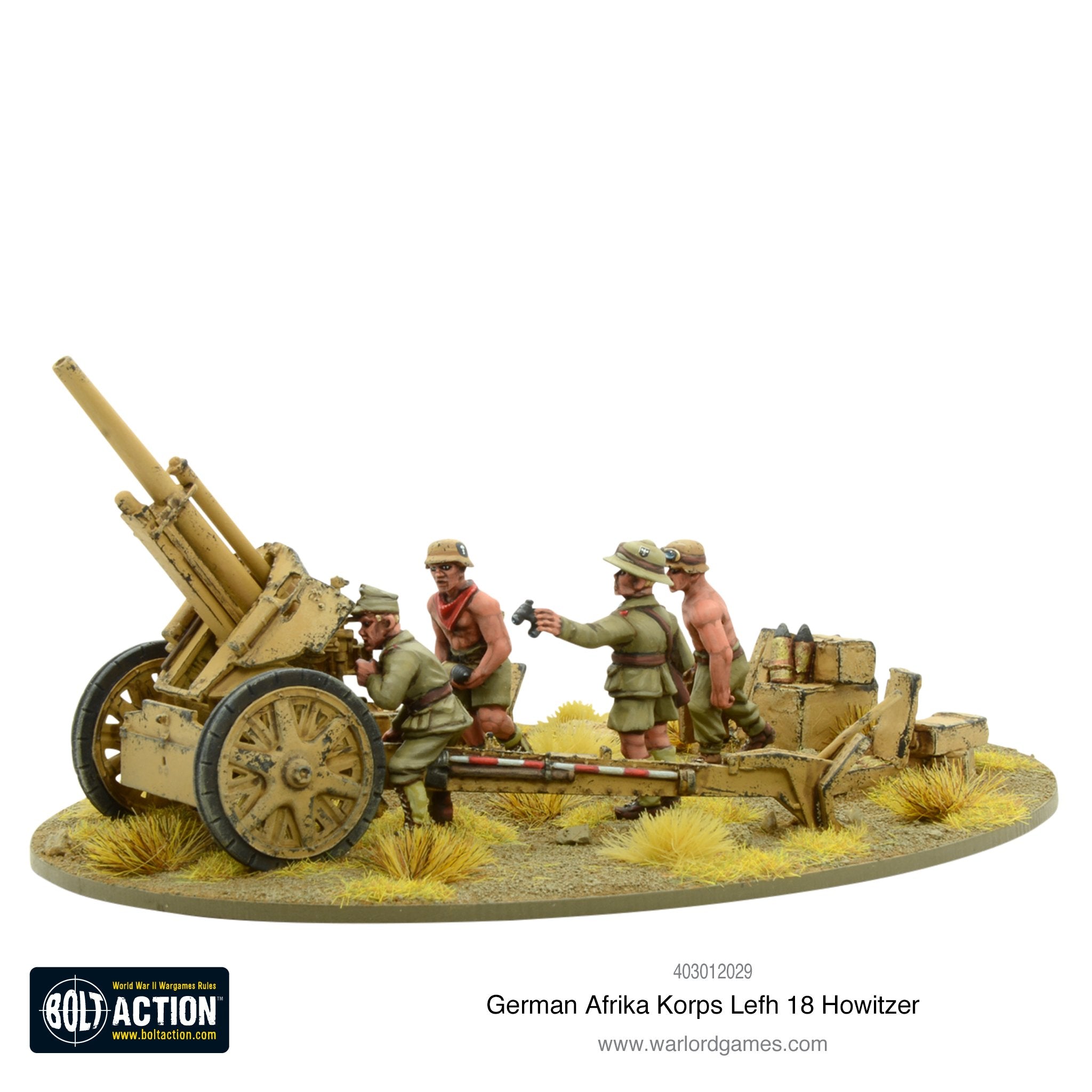 Afrika Korps LeFH 18 10.5cm medium artillery