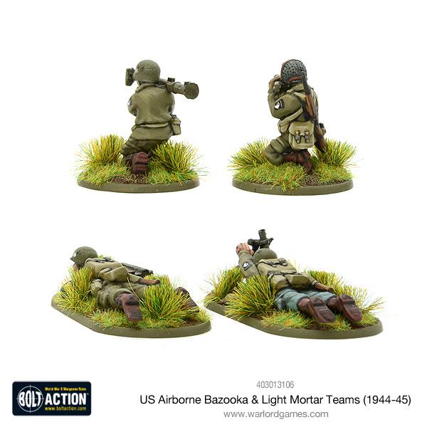 US Airborne Bazooka & light mortar teams (1944-45)