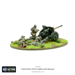 French Army 47mm medium anti-tank gun