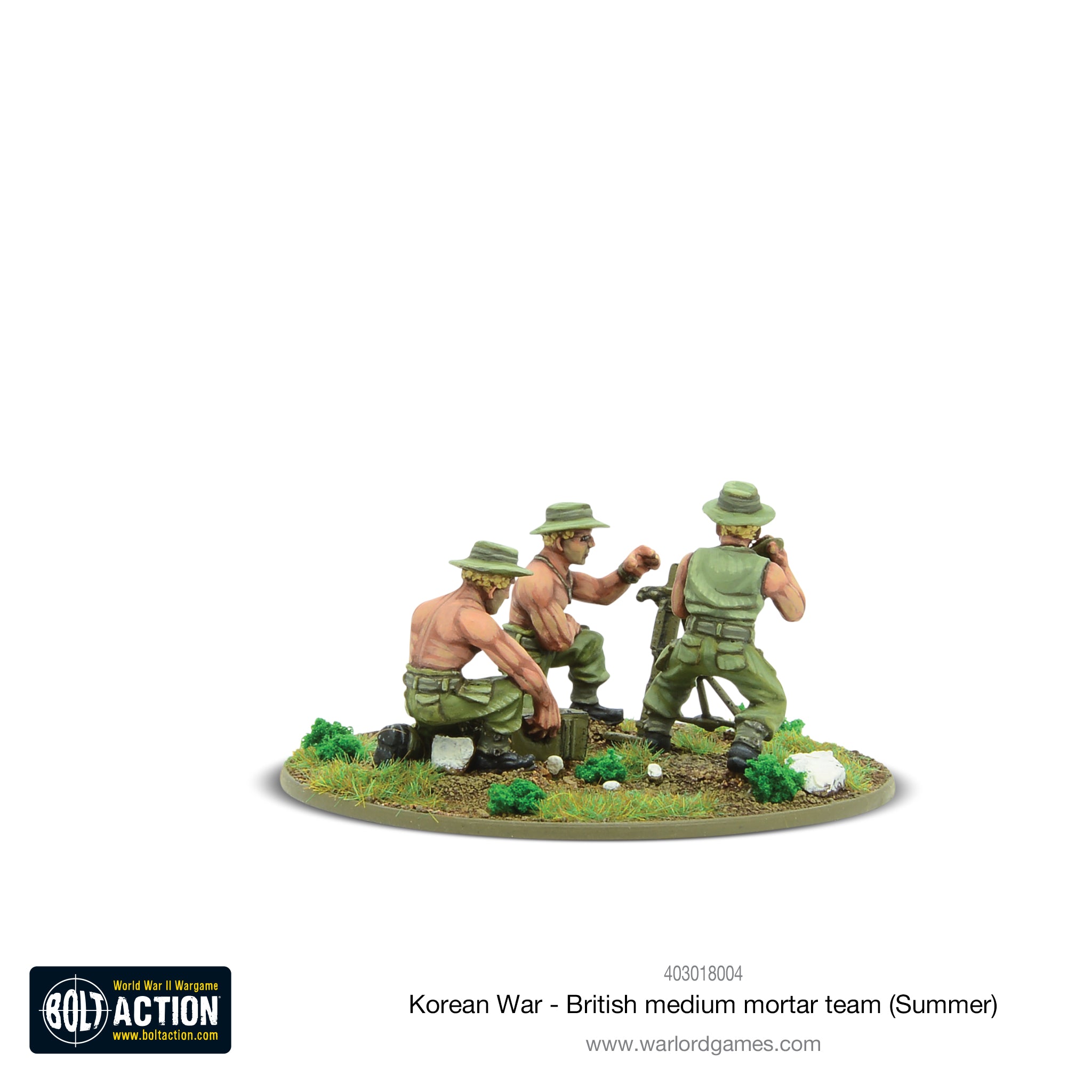 Korean War: British Medium Mortar Team (Summer)