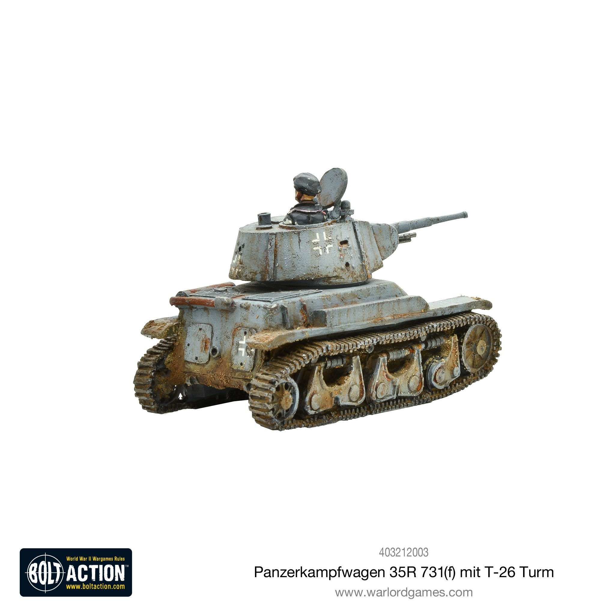 Panzerkampfwagen 35R 731(f) mit T-26 Turm