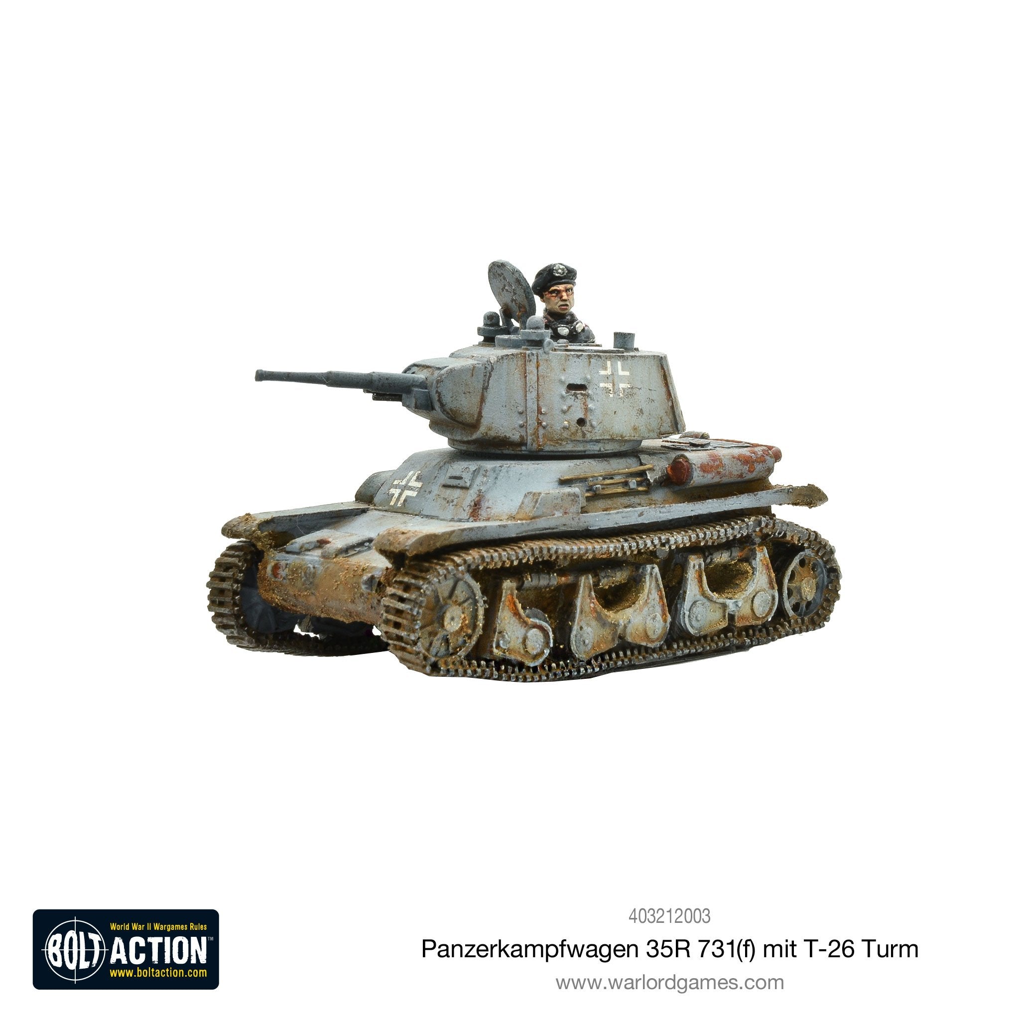 Panzerkampfwagen 35R 731(f) mit T-26 Turm