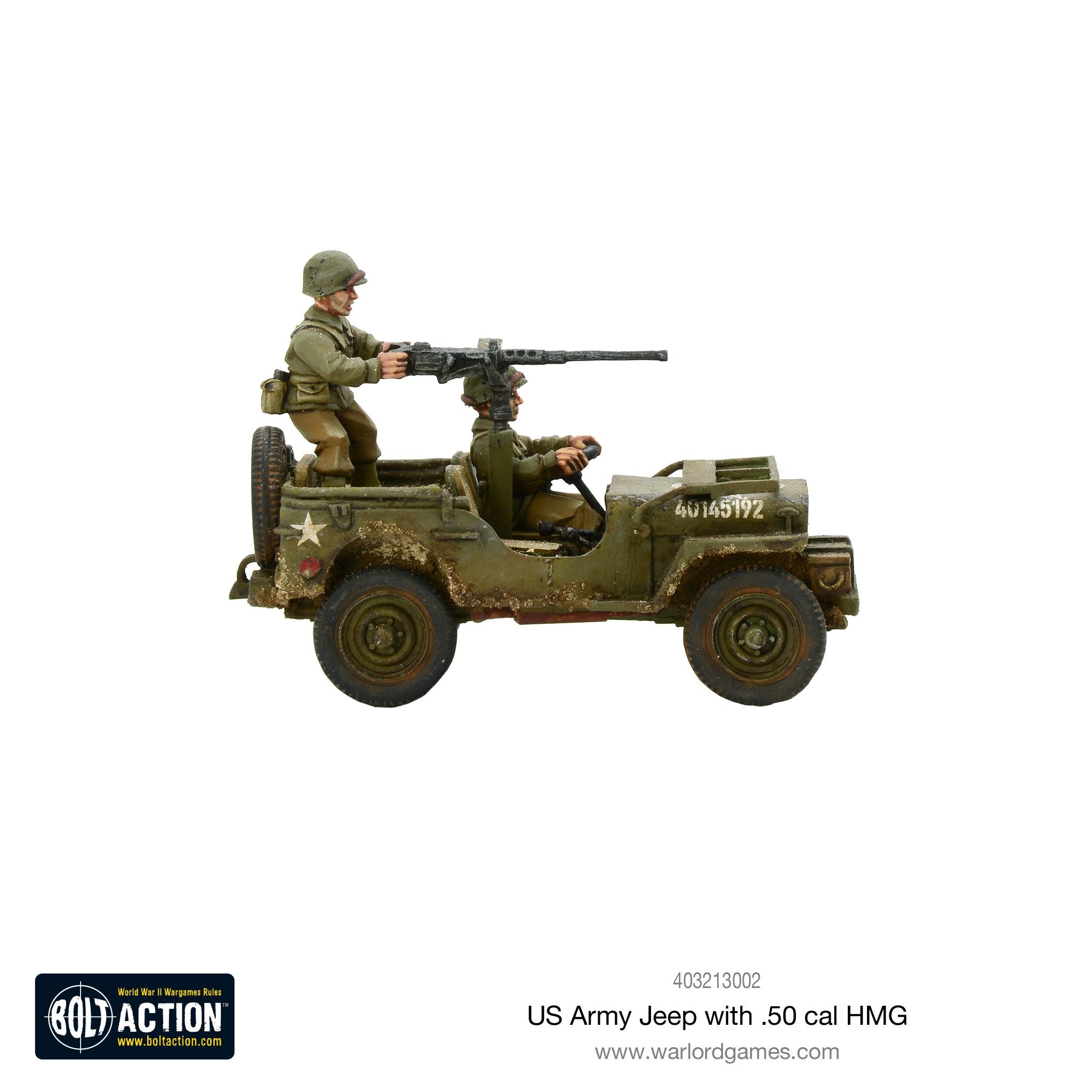 US Army Jeep with 50 Cal HMG