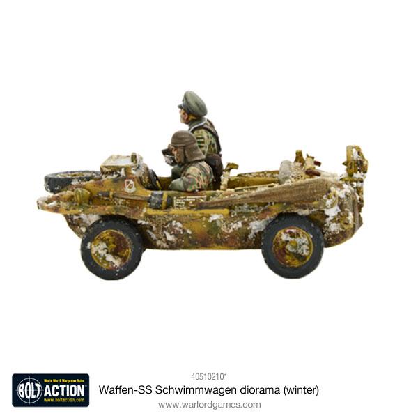 Waffen-SS Schwimmwagen diorama (winter)