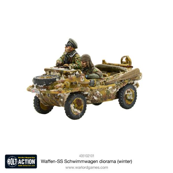 Waffen-SS Schwimmwagen diorama (winter)