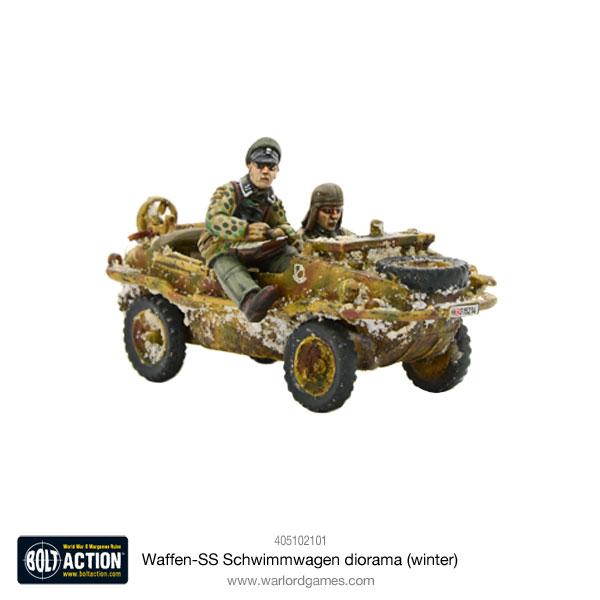 Waffen-SS Schwimmwagen diorama (winter)