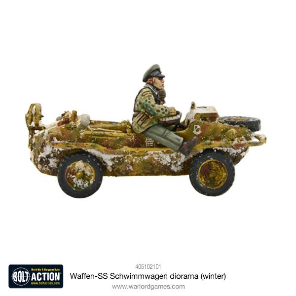 Waffen-SS Schwimmwagen diorama (winter)